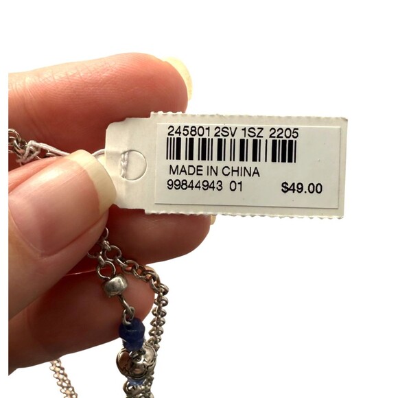 J. Jill Charm Necklace Rising Tides Convertible Turtle Fish Shell Abalone Jade - Picture 8 of 13